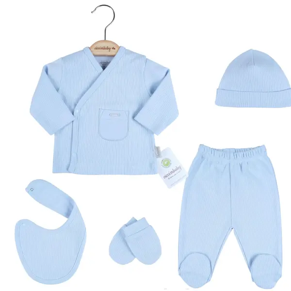 Ciccim Baby Hastane Çıkışı 5li Cepli Mavi