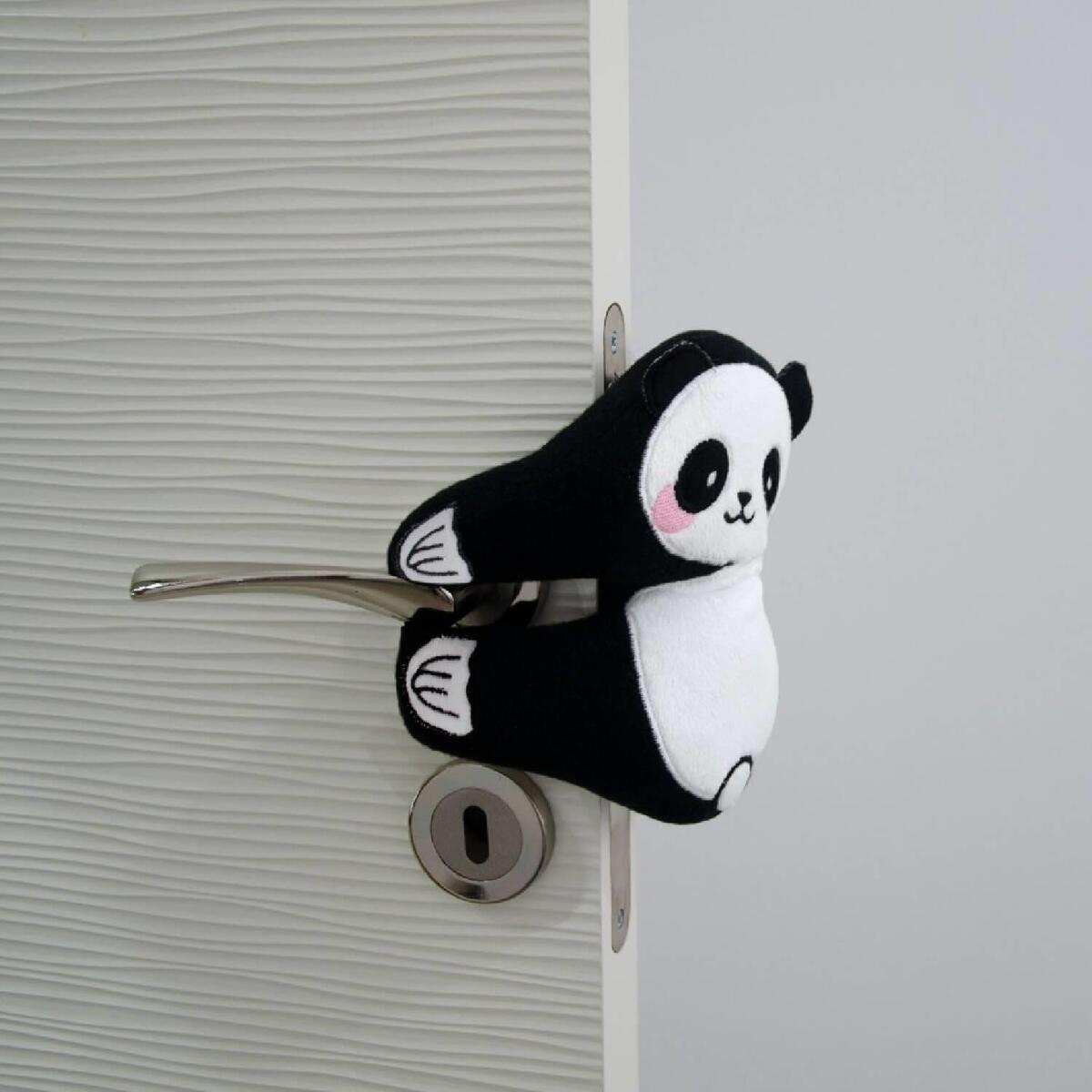 Sevi Bebe Sevimli Kapı Durdurucu Siyah Panda
