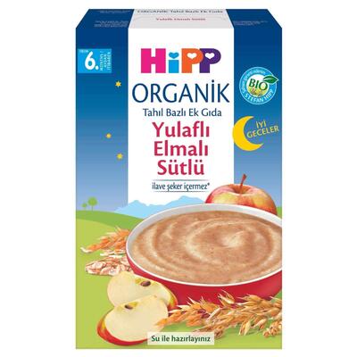 Hipp Organik İyi Geceler Sütlü Yulaf Elma 250 gr