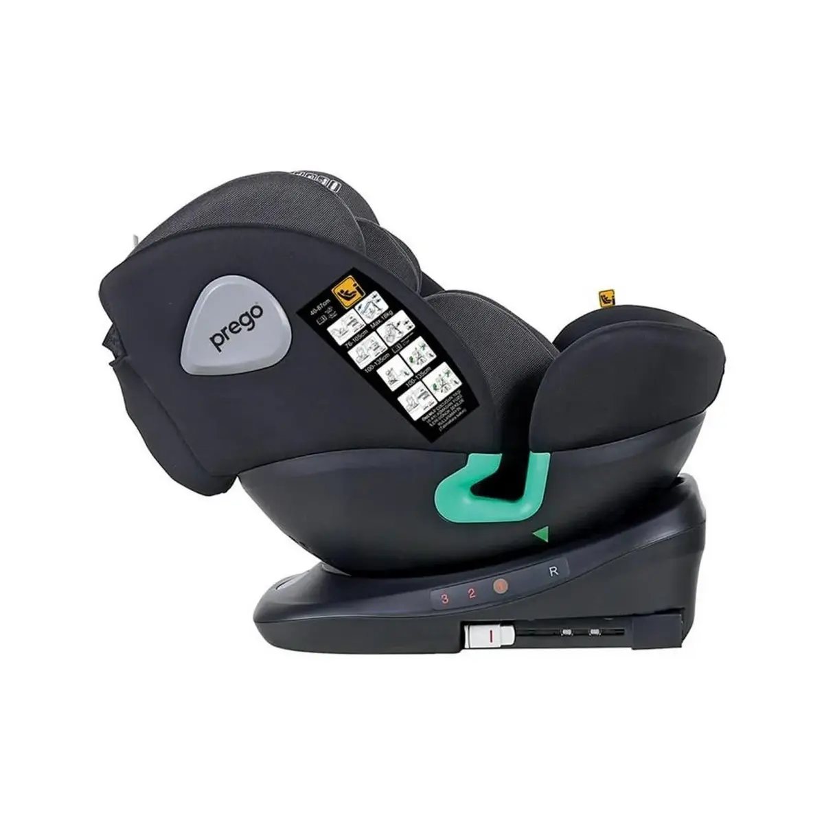 Prego Q9004 Tronfıx I-Size Oto Koltuğu Siyah