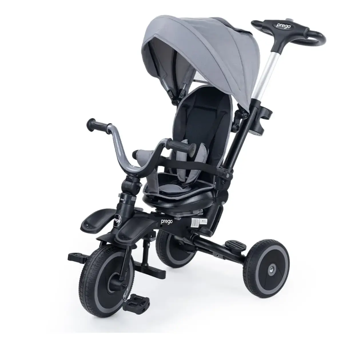 Prego Toys Monaco Üç Tekerlekli Bisiklet Gri