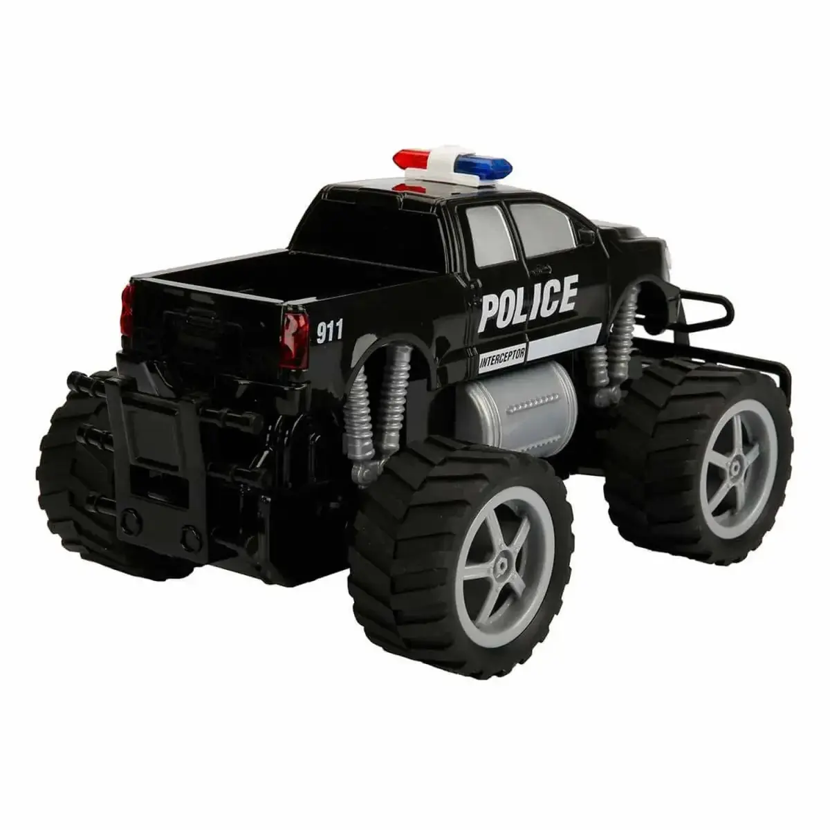 Uzaktan Kumandalı Jumbo Wheels Usb Şarjlı Işıklı Polis Arabası 1:18