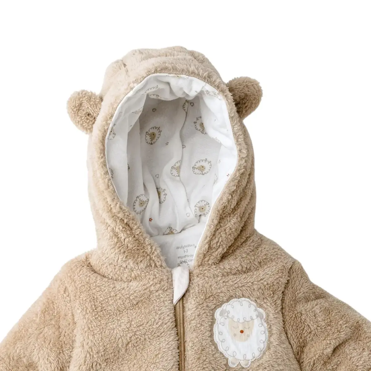 Andy Wawa Kozmonot Pramsuit Welsoft Tinny S Sheeps Bej