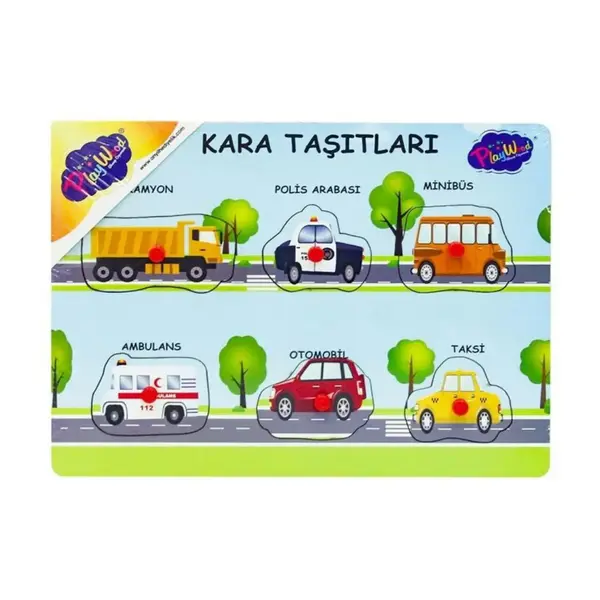 Playwood Ahşap Tutmalı Kara Ve Hava Taşıtları