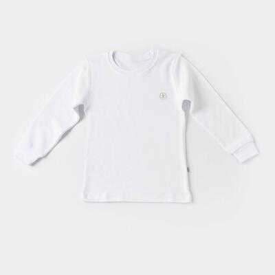 Bibaby Organik Sweatshirt Little Basic Beyaz