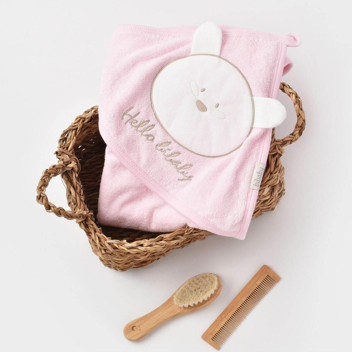 Bibaby Havlu New Hello Pembe