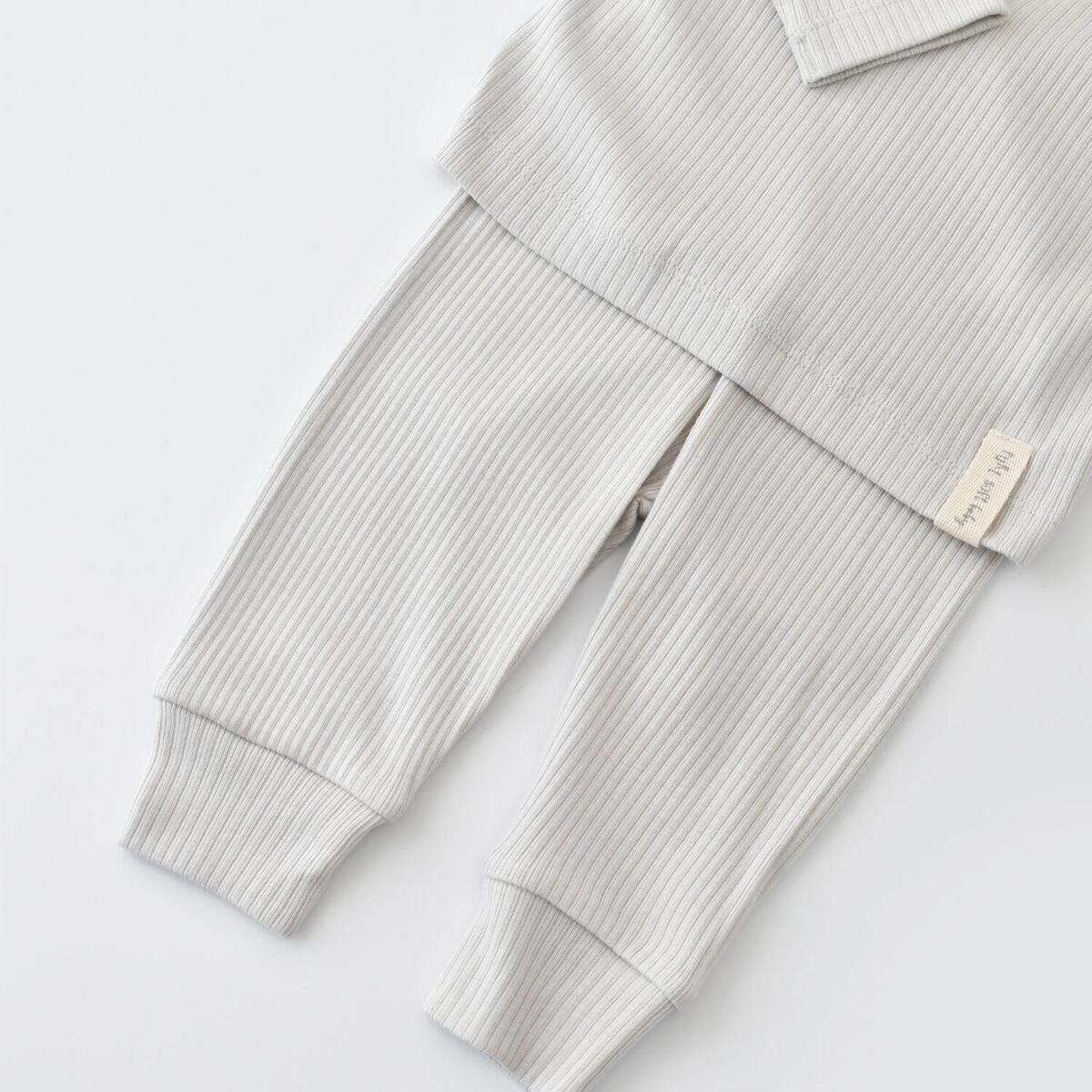 Bibaby Organik 2li Takım Soft Modal Gri