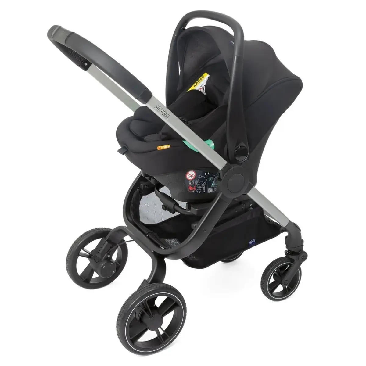 Chicco Trio Alysia I-Size Travel Sistem Bebek Arabası Black