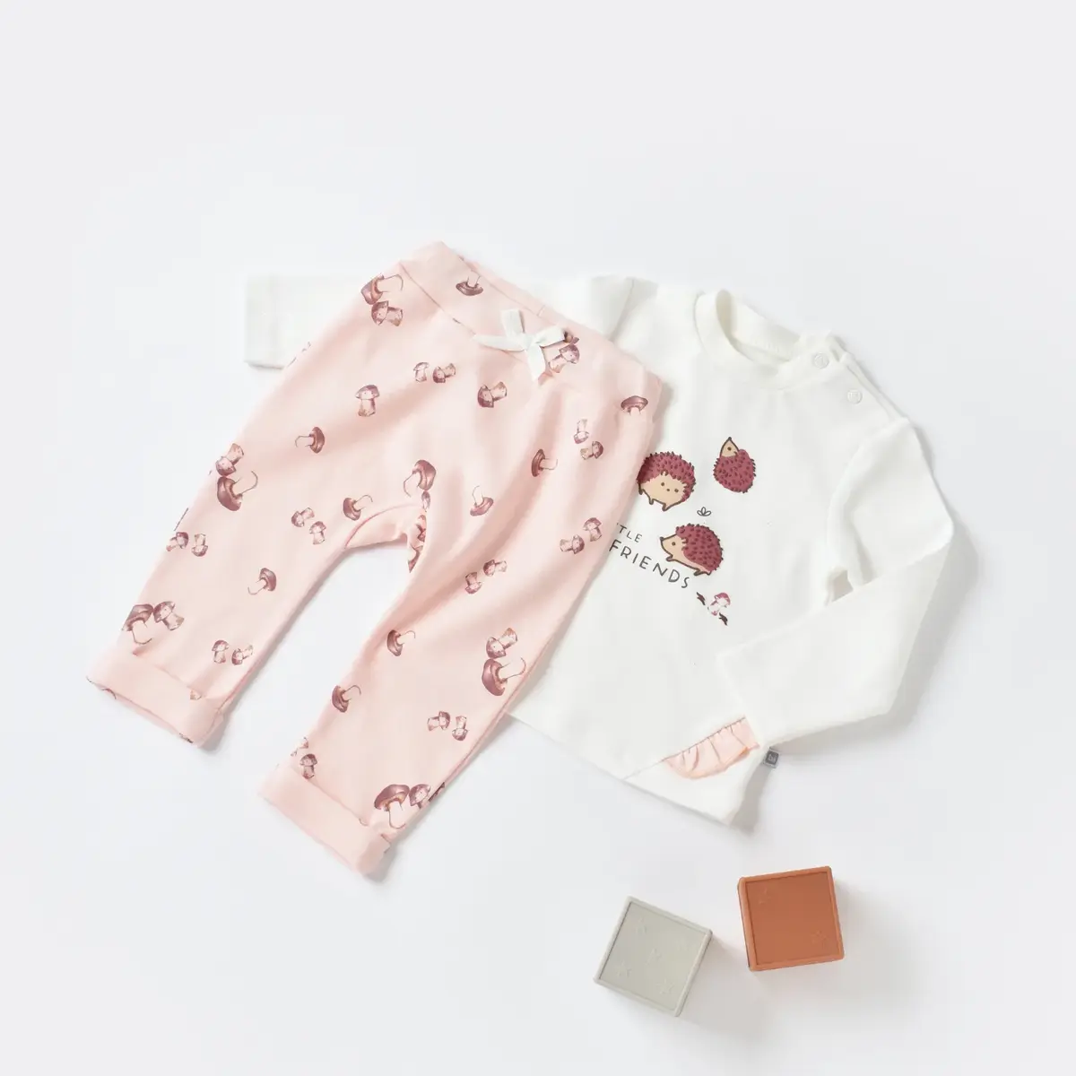 Bibaby 2li Takım Bonny Mushroom Pembe