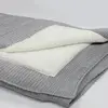 Bistyle Battaniye Welsoft Triko Winter Time 80x95cm Koyu Gri