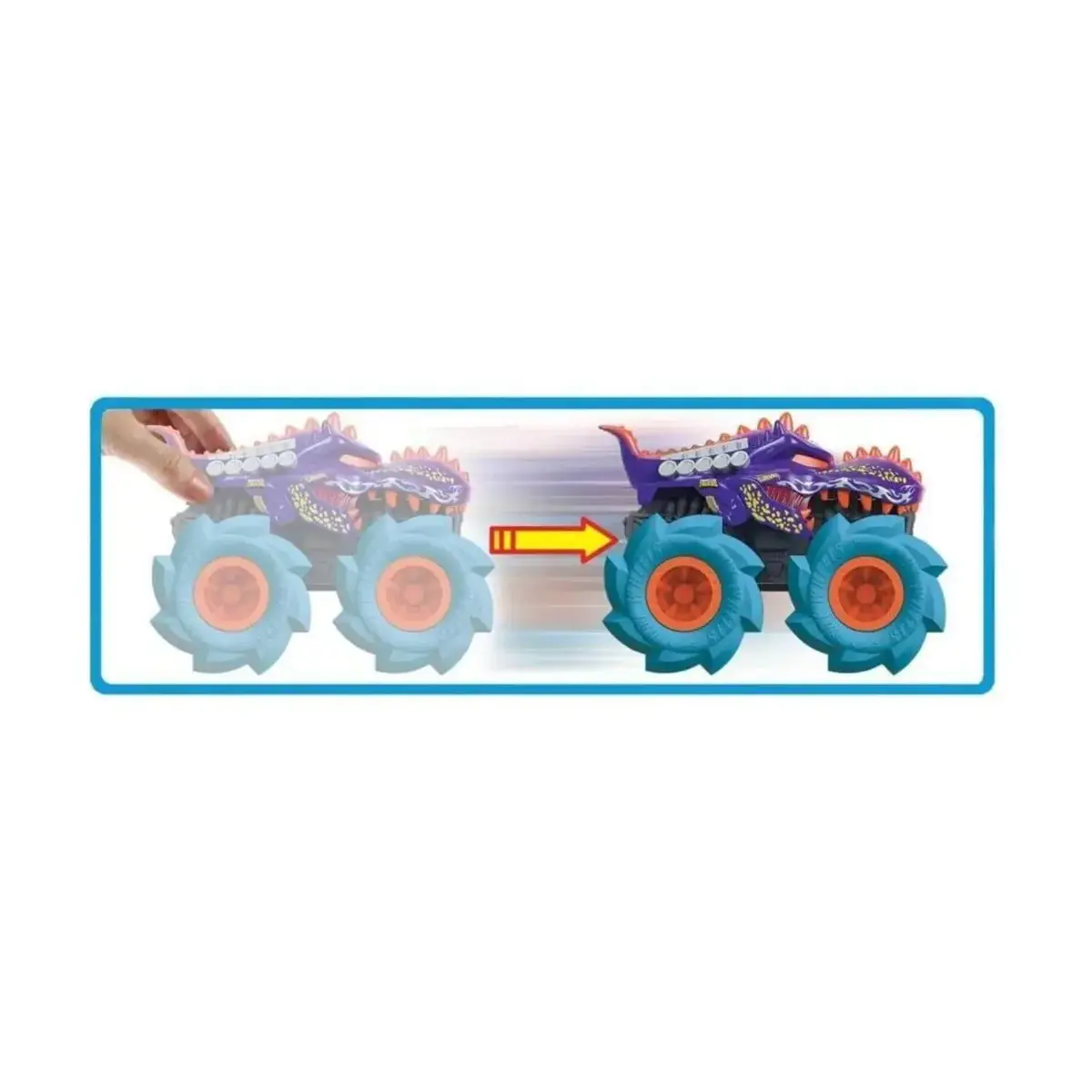 Hot Wheels Monster Trucks 1:43 Çek Bırak Arabalar