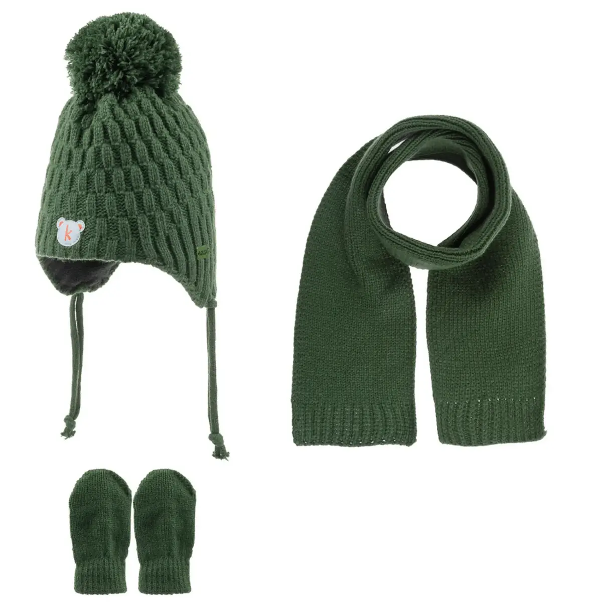 Kitti Atkı Bere Eldiven Takım Yeşil Kitti Atkı Bere Eldiven Takım Yeşil