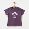 Winimo T-Shirt Chicago Baskılı Mor