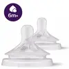 Philips Avent Doğal Tepkili Biberon Emziği 2li 6 Numara 6+ Ay