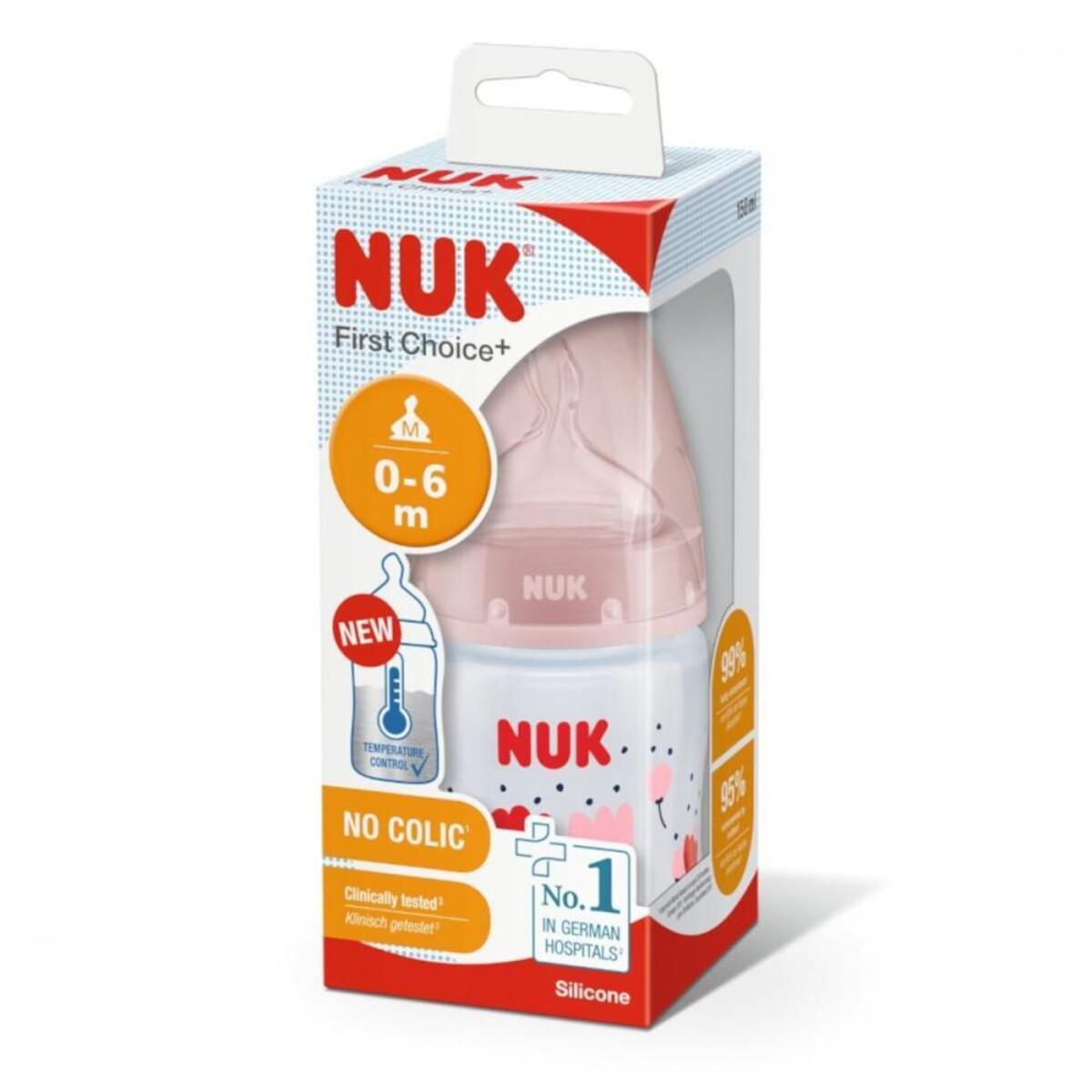 Nuk FC Plus Dereceli PP Biberon 150 ml Pembe