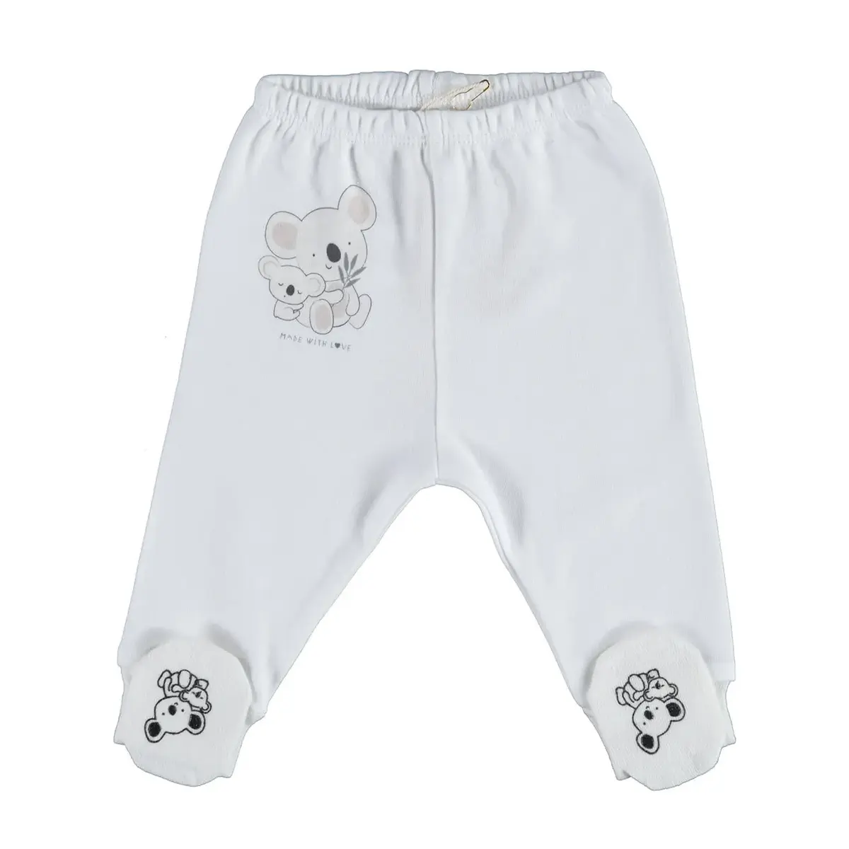 Bibaby Organik Çoraptolon Natural Mom Ekru