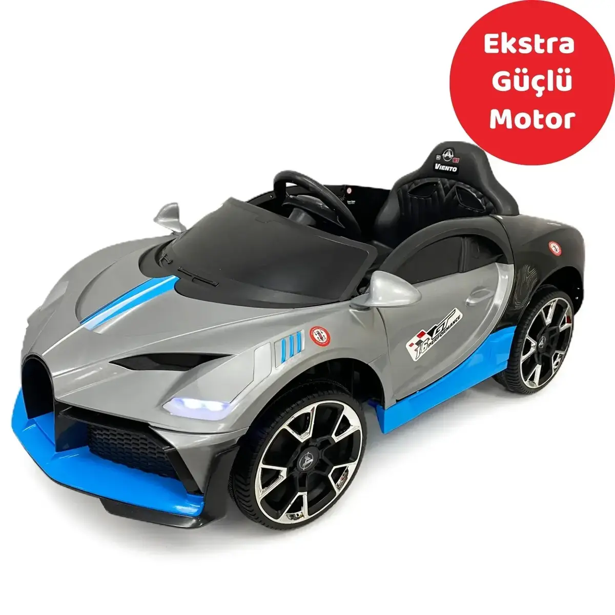 Viento GT Akülü Araba Kumandalı 4*2 12 Volt Gri
