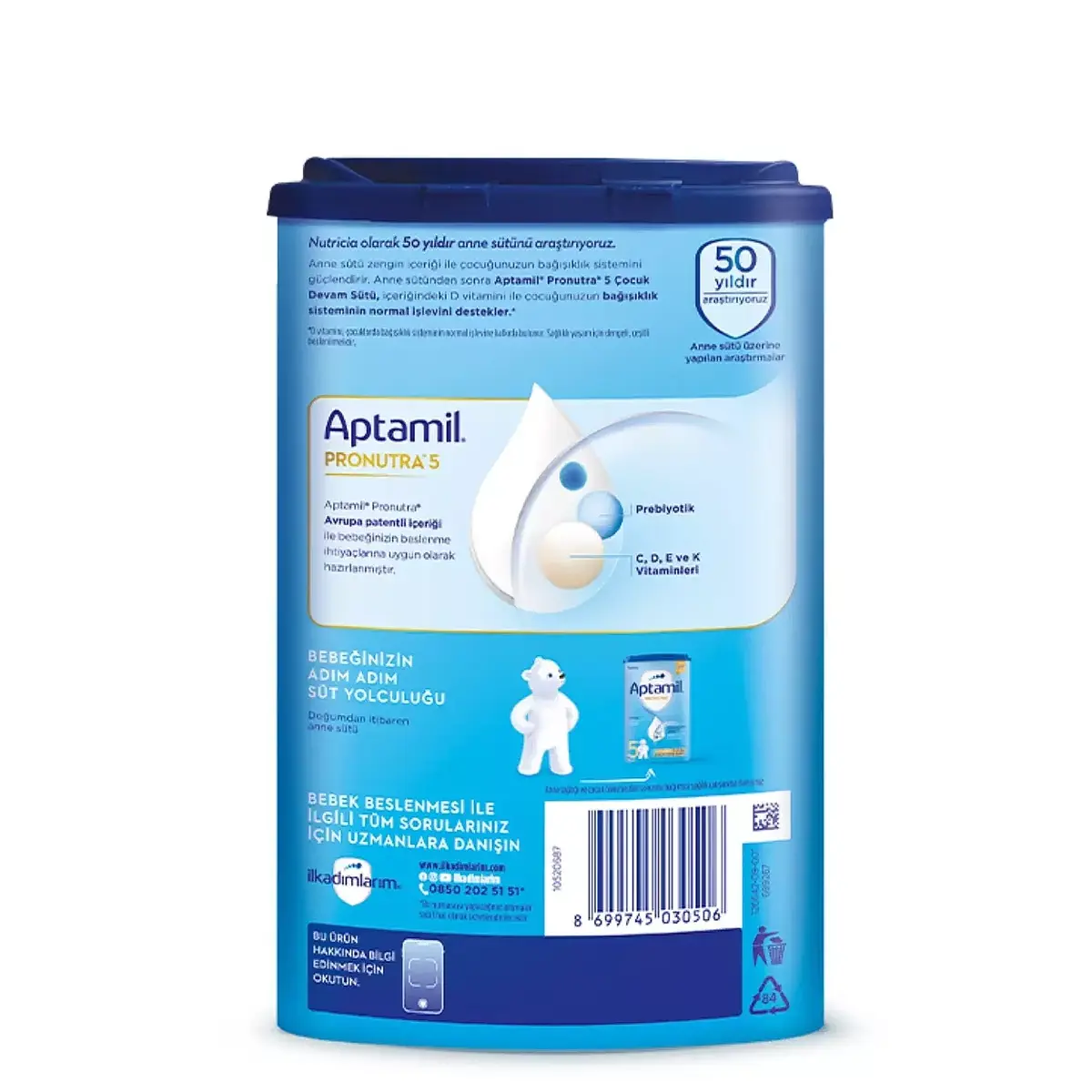 Aptamil 5 Devam Sütü 800 gr