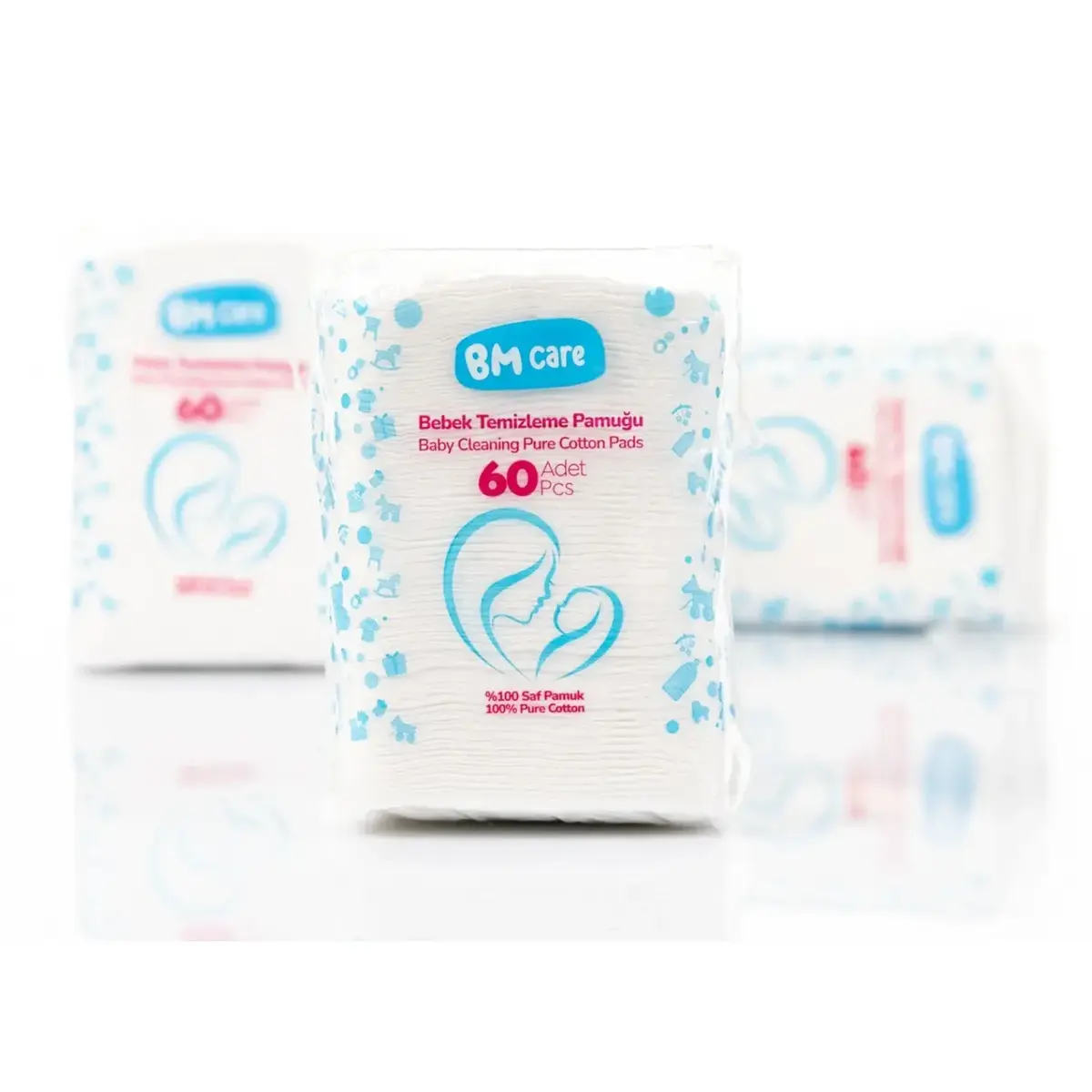BM Care Temizleme Pamuğu 60lı x12