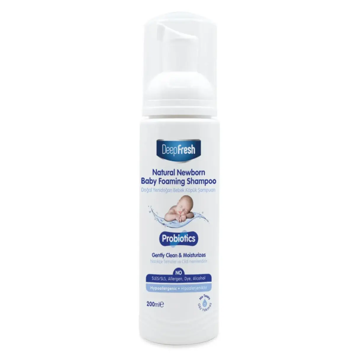 DeepFresh Probiotics Yenidoğan Köpük Şampuanı 200 ml