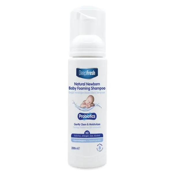 DeepFresh Probiotics Yenidoğan Köpük Şampuanı 200 ml