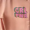 Winimo Eşofman Altı Pwr Girl Baskılı Pudra