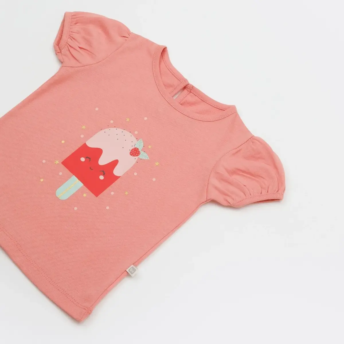 Bibaby 2li Takım Şortlu Berry Ice Cream Coral