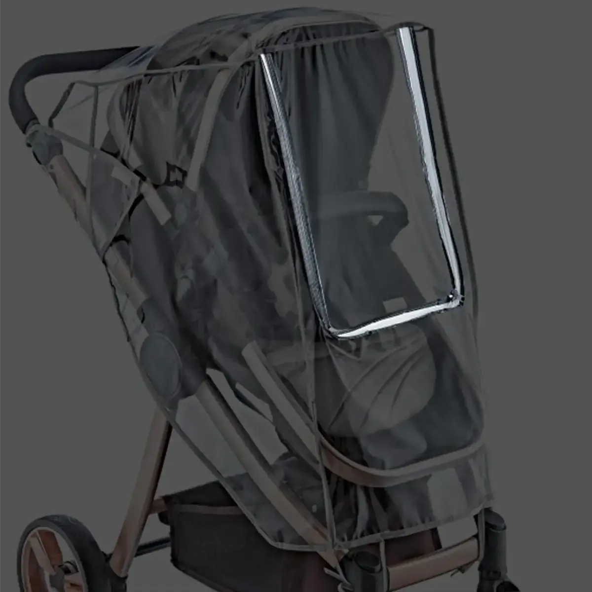 Babyjem Reflektörlü Lüks Bebek Arabası Yağmurluğu