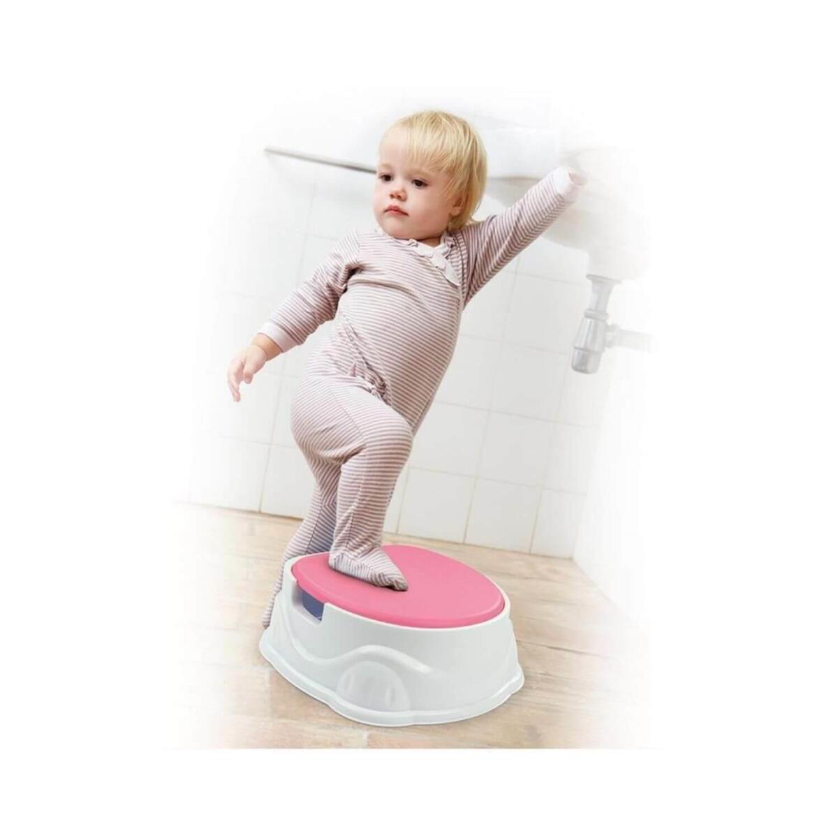 Dolu 3in1 Lazımlık Adaptör Basamak Pembe