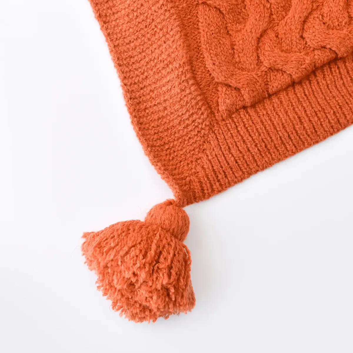 Bibaby Battaniye Hasır Triko Turuncu