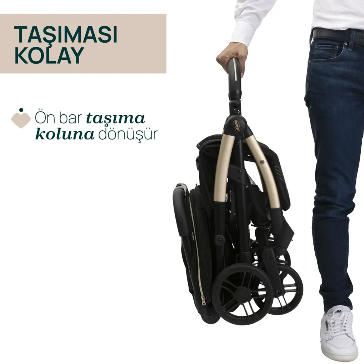 Chicco Goody XPlus Kabin Bebek Arabası Black Re_Lux