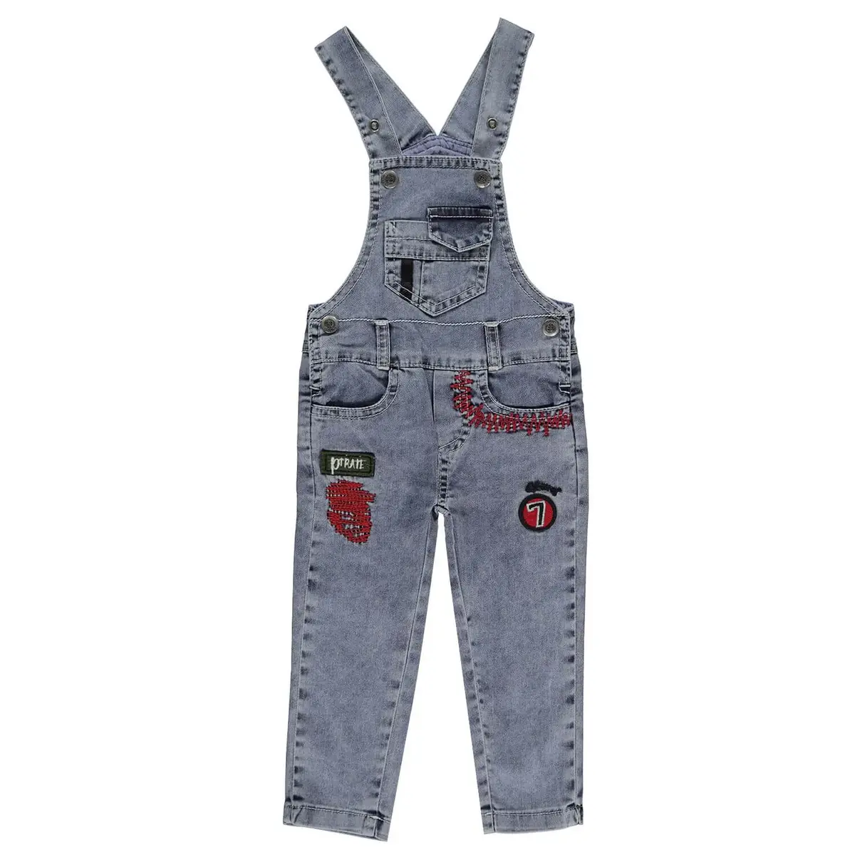 Overdo Salopet Nakışlı Kot