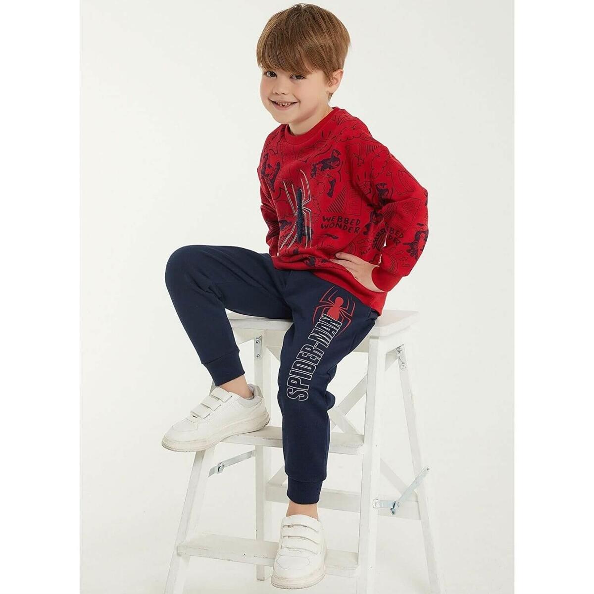 Spider Man Eşofman Takımı Kırmızı
