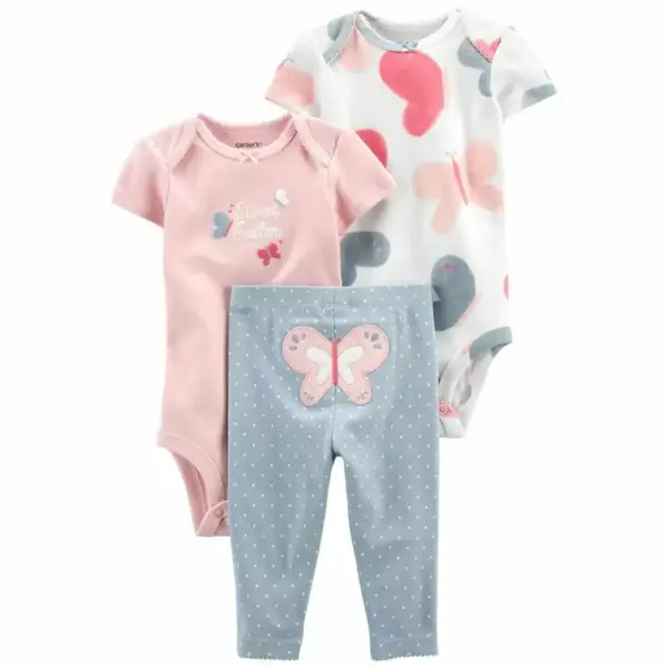 Carter's 3lü Takım Layette Çok Renkli