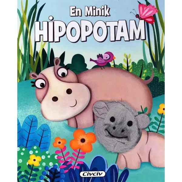 Çiçek Parmak Kukla En Minik Hipopotam