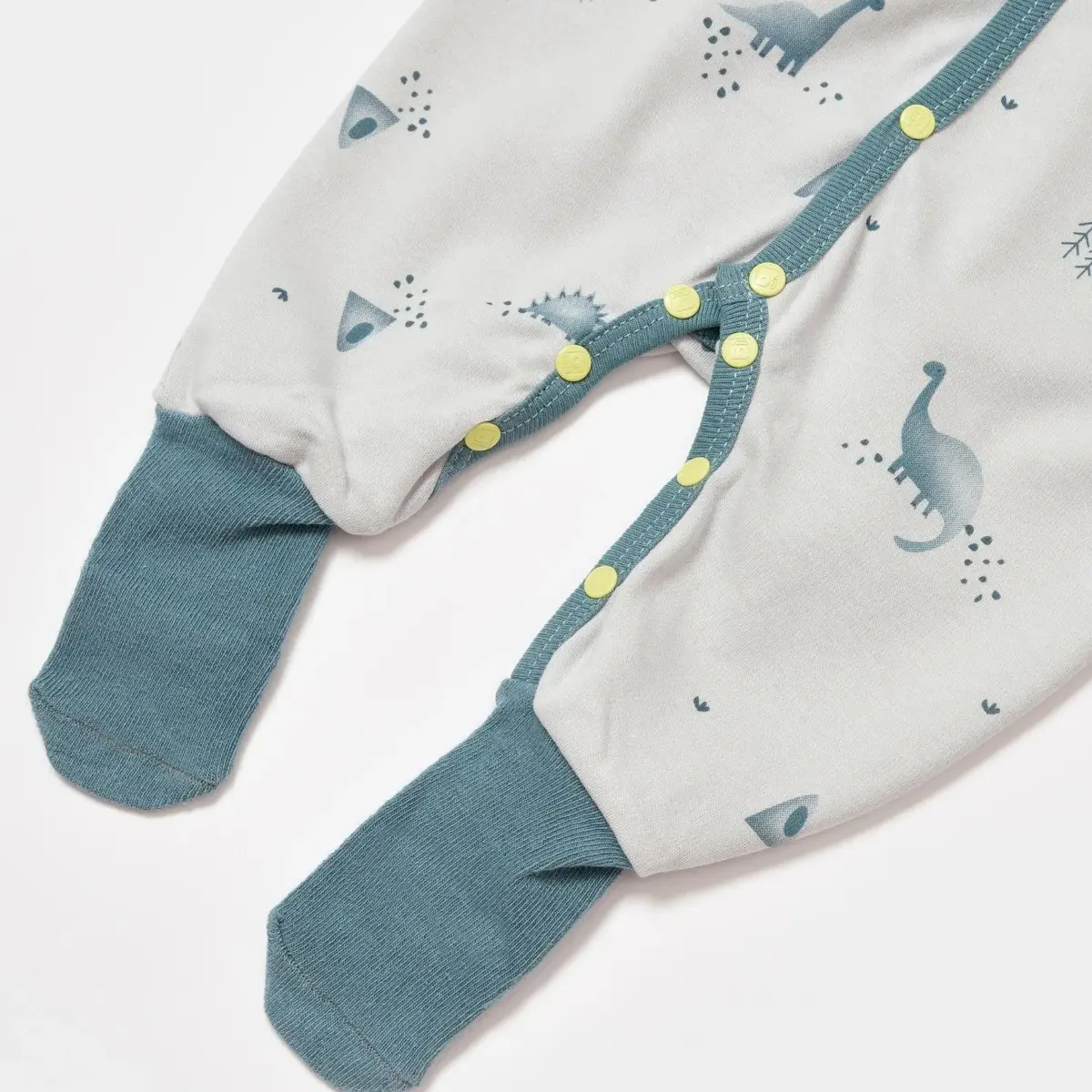 Bibaby Tulum Çoraptolon My Little Dinosaur Gri - Petrol