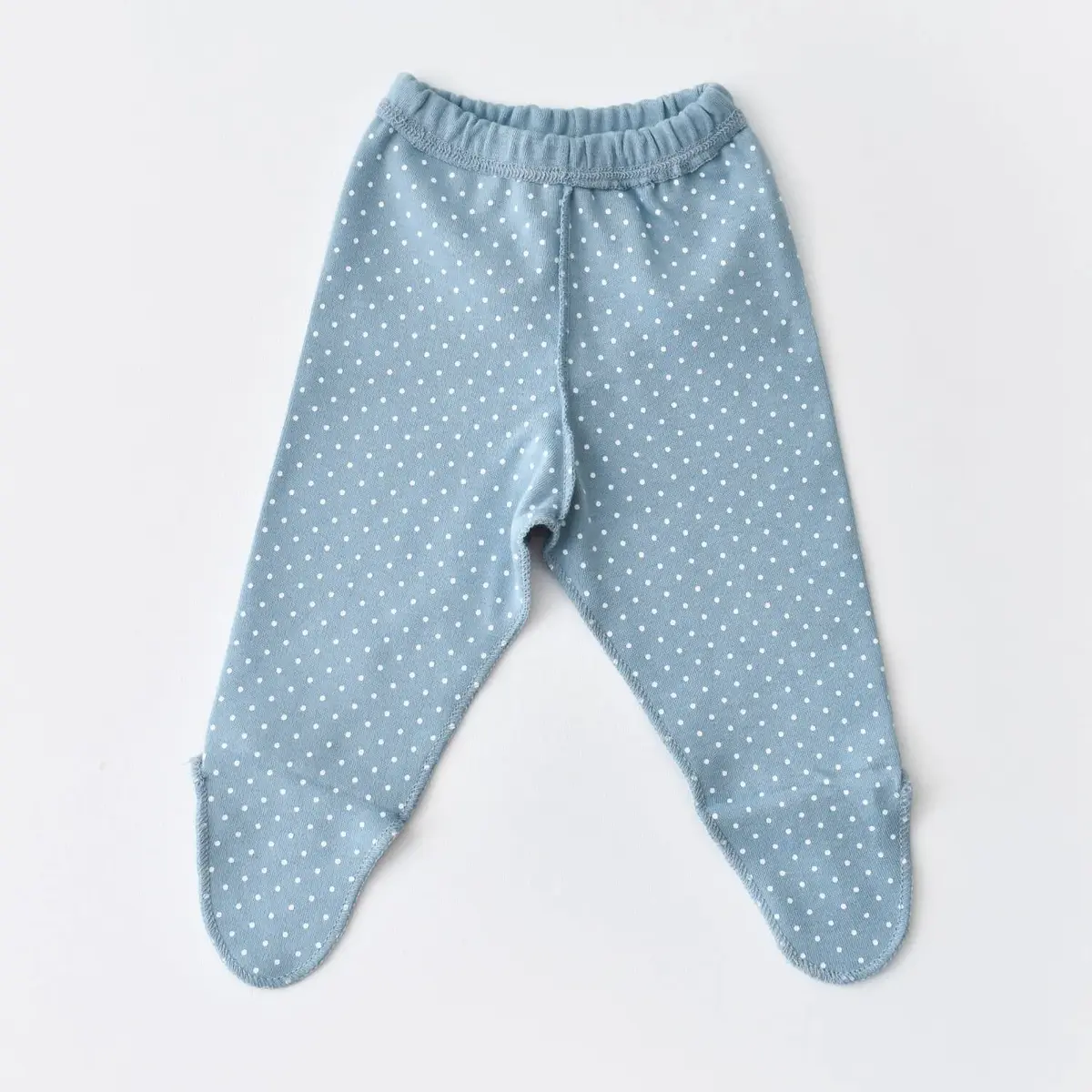Bibaby Organik Zıbın Takımı Wild Flowers Prematüre Spring Blue