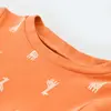 Bibaby Pijama Takımı Happy Graffe Turuncu