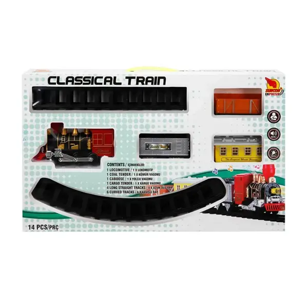 Tren Seti Sesli Işıklı 14 Parça