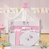 Tofin Bebek Uyku Seti Tatlı Kedi 70x130 Pembe