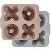 MinikOiOi Xoxo Kek Kalıbı 2li Bubble Beige - Powder Grey