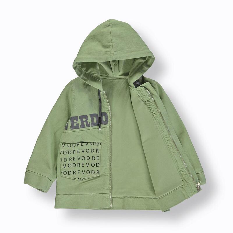 Overdo Ceket Astarlı Ham Kot Yeşil