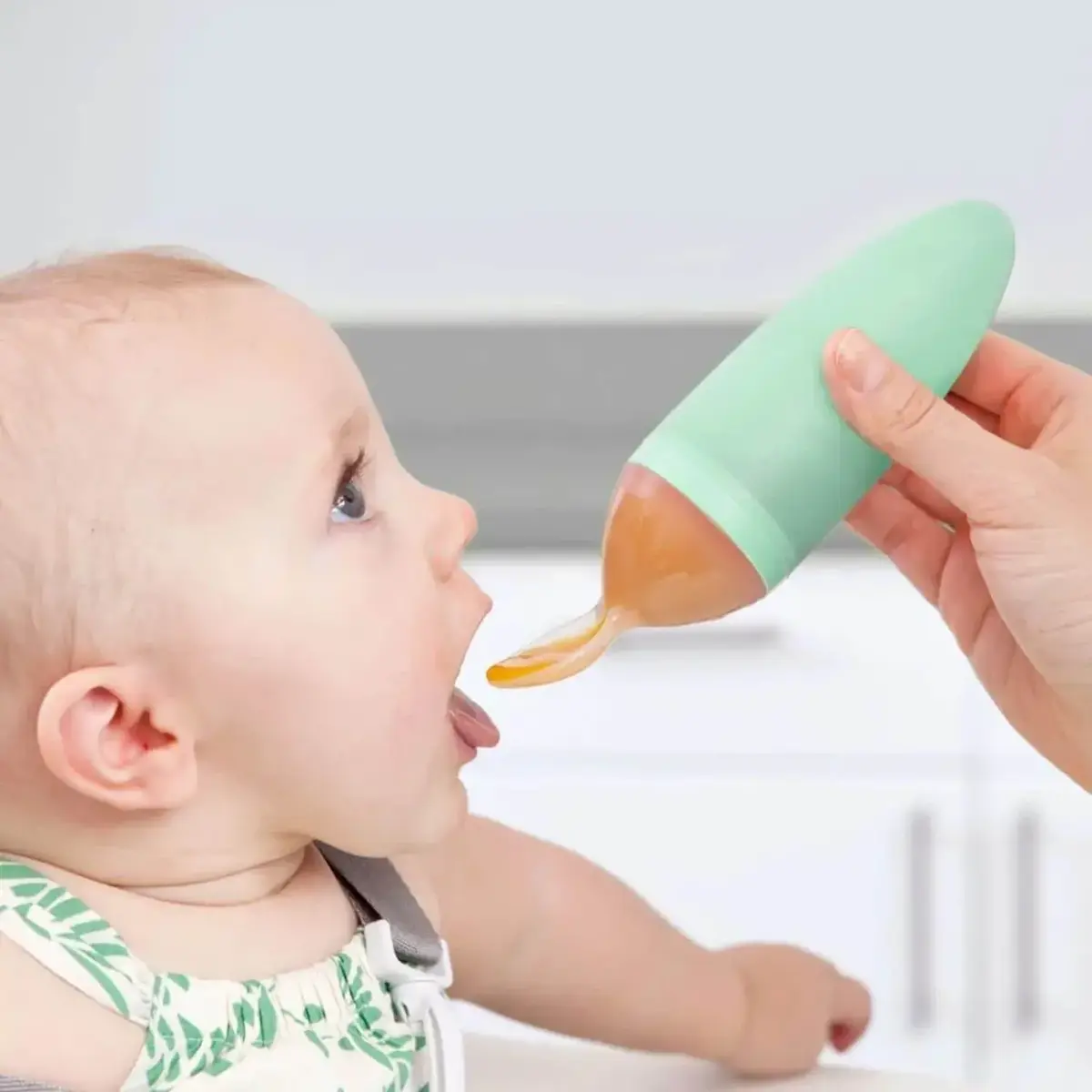 Boon Squirt Silikon Mama Kaşığı Turuncu