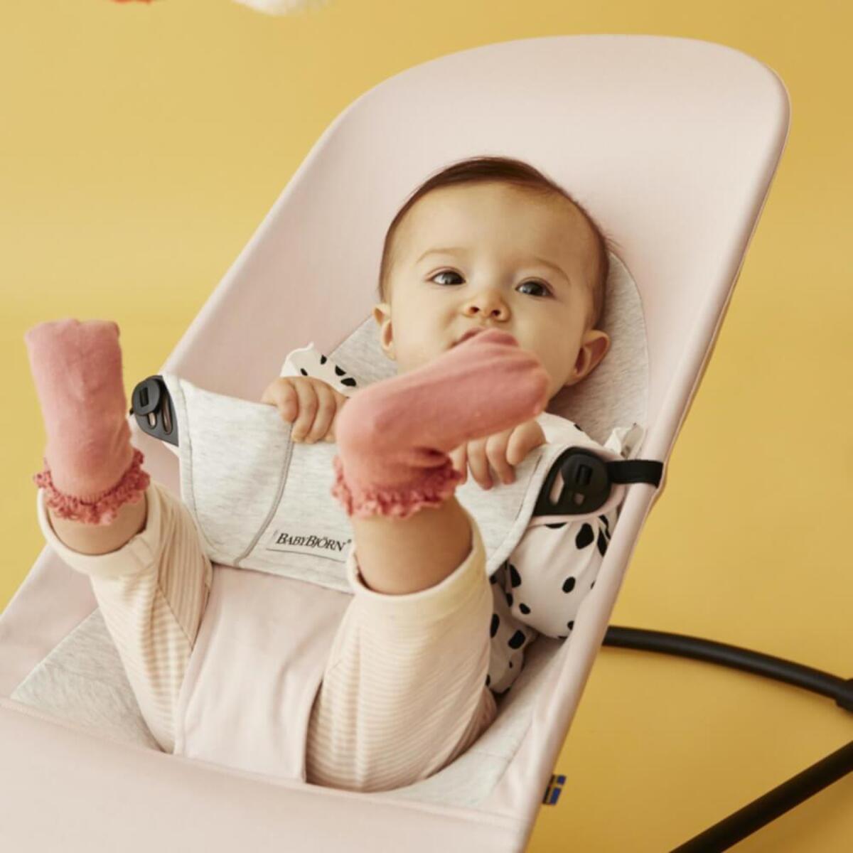 Babybjörn Balance Soft Ana Kucağı Cotton Jersey Light Pink Grey