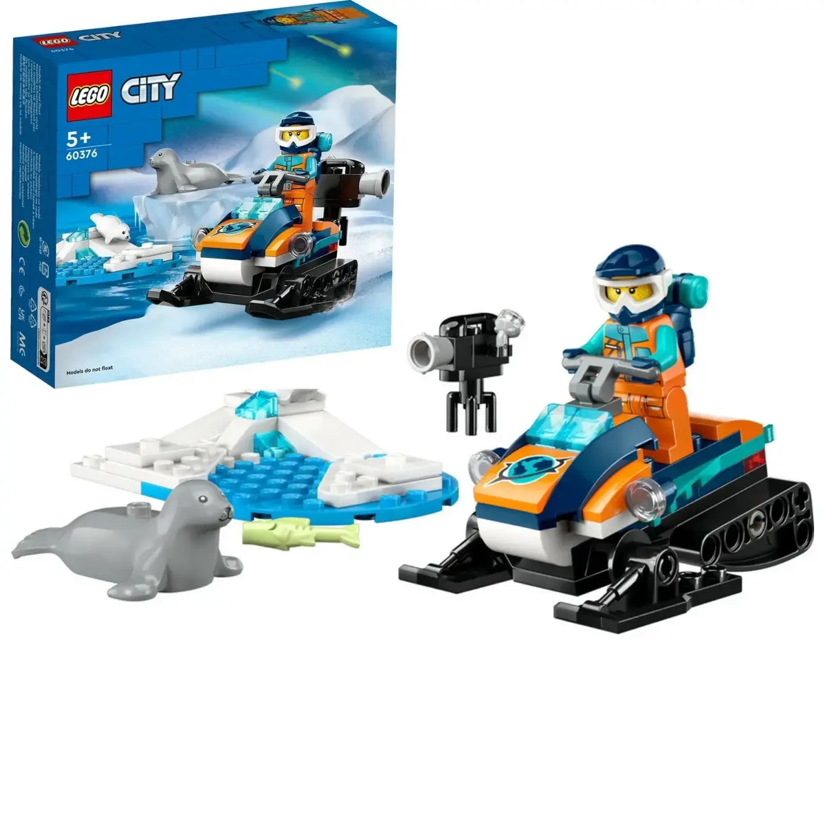 LEGO City Kutup Kâşifi Motorlu Kızağı 60376