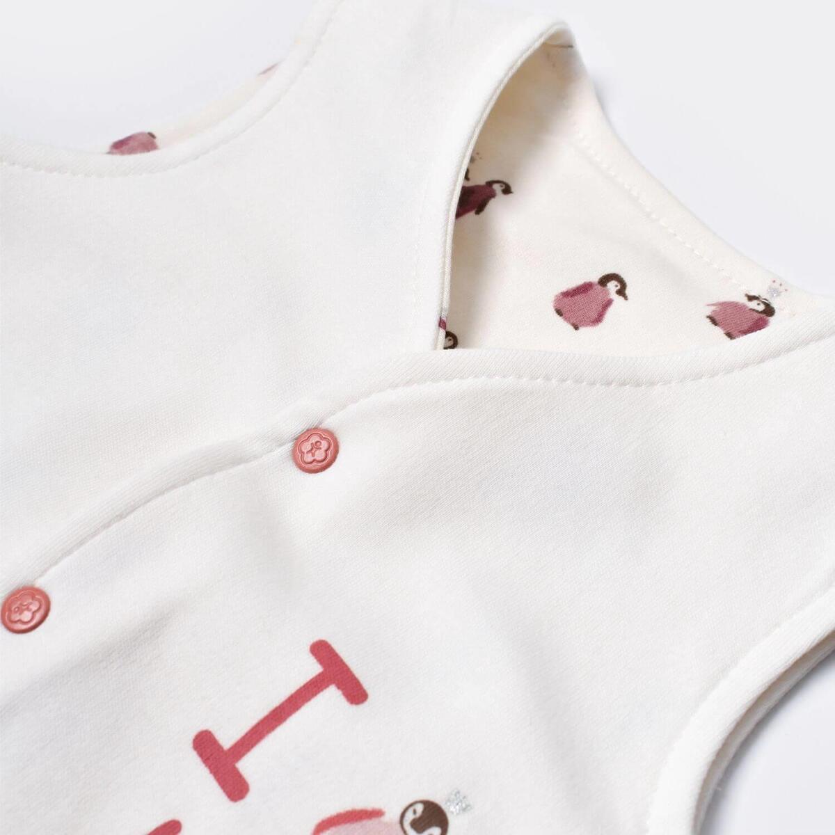 Bibaby Organik Yelek Penye Little Love Rose Dry