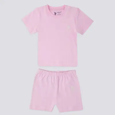 U.S. Polo 2li Takım T-Shirt Açık Pembe 