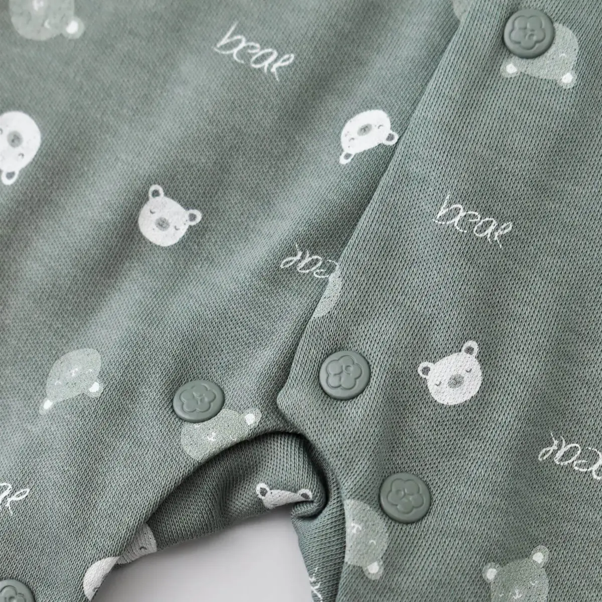 Bibaby Organik Tulum Hug Me Bear Yeşil