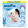 Molfix Bebek Bezi 2 Beden Mini 3-6 Kg 80li Fırsat Paketi