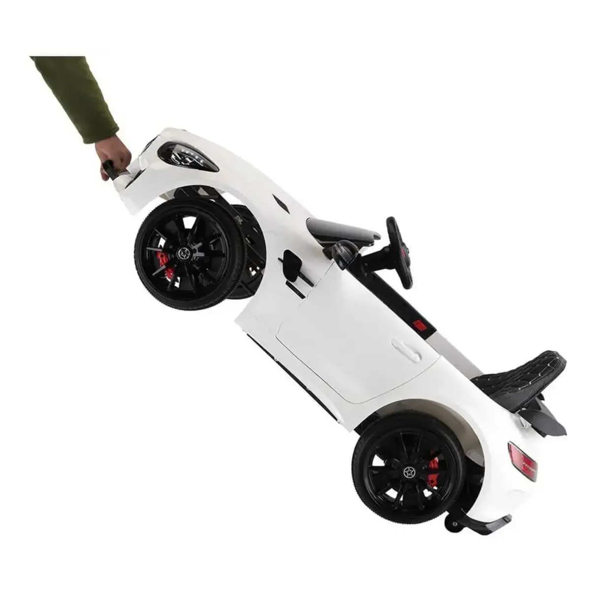 Babyhope 444 GTR Sport Akülü Araba Beyaz 12V